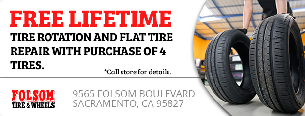 Free Lifetime tire rotation